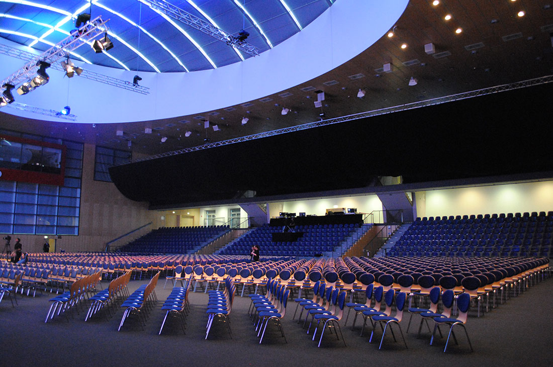 Rows of chairs